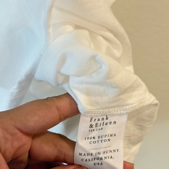 Frank & Eileen 100% Cotton Classic White Top - Picture 4 of 4